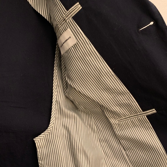 Club Monaco Men 36S Navy Suite Blazer & Trousers - Picture 4 of 8